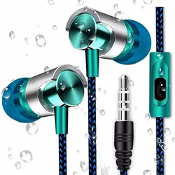Wired In-ear Earphone In Ear Noise Cancellation Ergonomic Design Stereo Sports Music Headphones For Mobile Phone Everyday Use