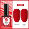 41 Colors Nail Gel Polish Black White Pink Solid Vernis Semi Permanent Nail Art Hybrid Varnishes 7ml Soak Off LED UV Gel Polish 3