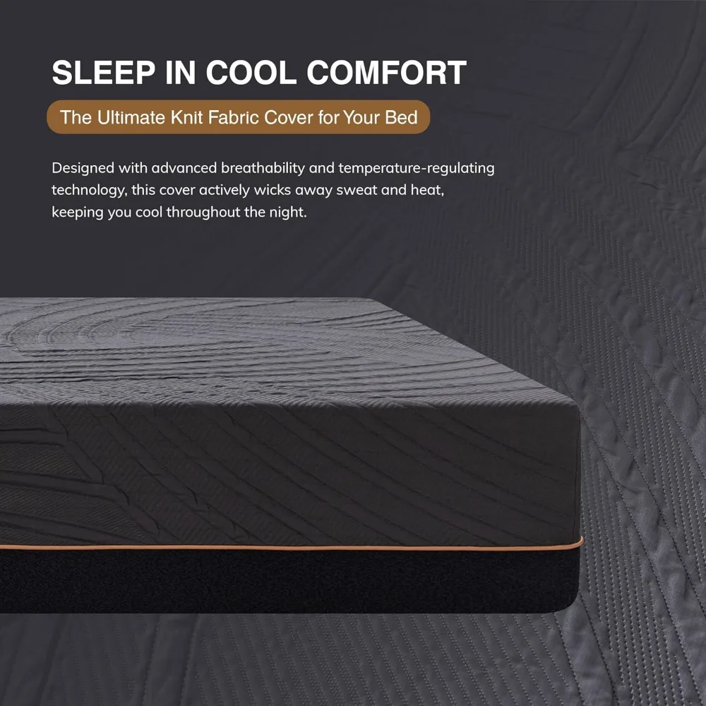 Full Firm Mattress 14 Inch, Copper-Gel Memory Foam Mattresses in A Box, Cooling Knit Fabric Cover, Full Size Mattress 5