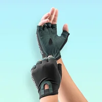 כפפות חדשות ROCKBROS לאופני כביש MTB מיקרופייבר עמידות בשחיקה לאימון בחדר כושר כפפת אצבעות חצי אצבע ציוד רכיבה באופניים 6