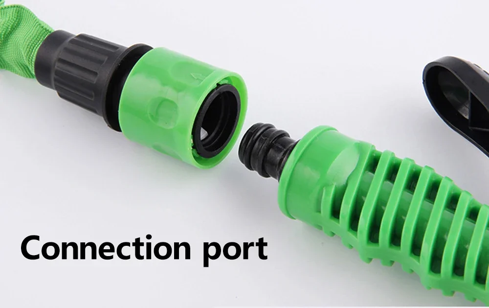 Expandable Garden Hose with 7 Patterns - Flexible Water Gun Sprayer for Car Wash