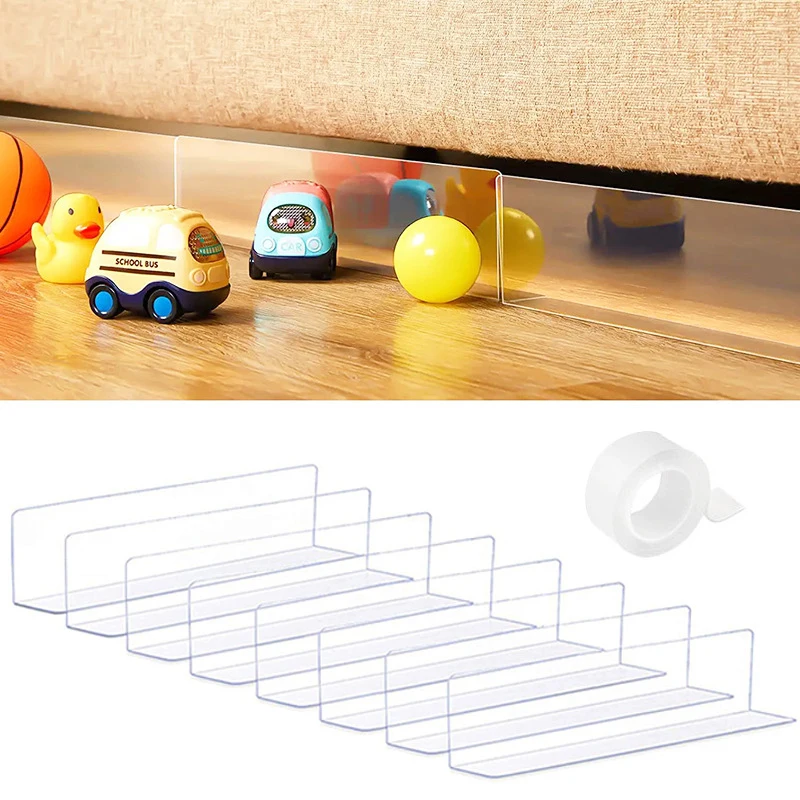 

1pc Under Couch Blocker Clear Waterproof PVC Toy Blockers Bed Bottom for Gap Bumper Guards Furniture Pet Baffle Board