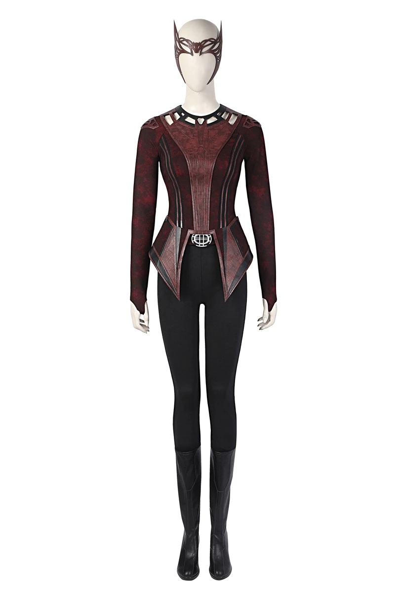 goddess costume Halloween 2022 Wanda in Multiverse of Madness Cosplay Costume Hero Scarlet Witch Battle Outfit Long Sleeves Jacket anime cosplay female