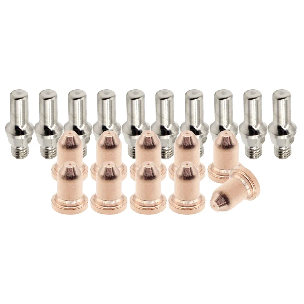 20pcs Plasma Cutter Electrodes KP2842-1 Tips KP2842-2 For Lin Coln LC25 Torch High Quality Cutting Machine Consumab
