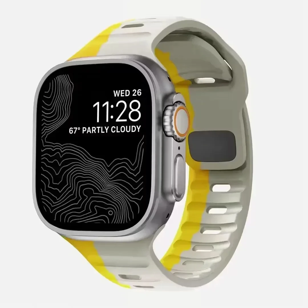 Luminous Soft Silicone Watch Strap Bracelet