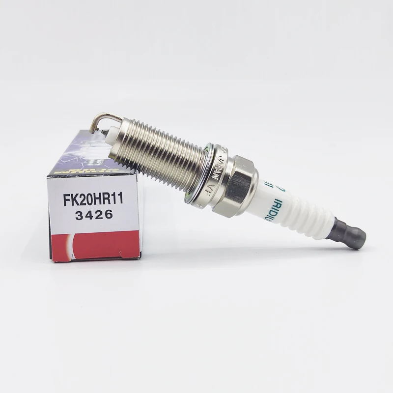 4/20pcs FK20HR11 3426 Iridium Spark Plugs For Volvo S40 V50 S60 XC60 V70 S80 Honda Civic Insight Hybrid Jazz 1.3L FK20HR11-3426