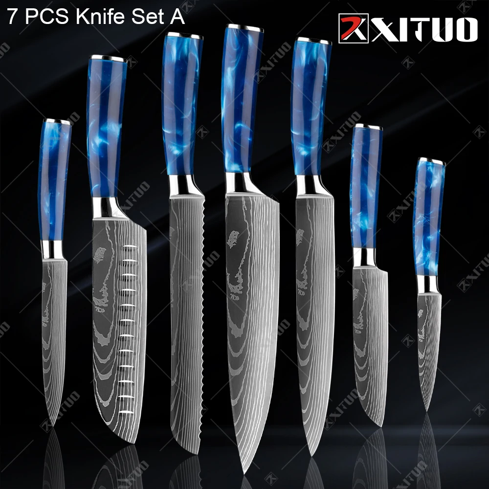 7PCS комплект ножове A