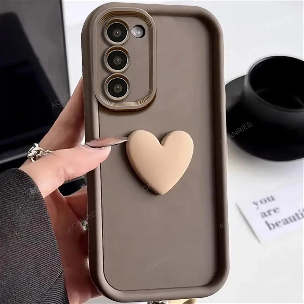 Силиконовый чехол с 3d любовным