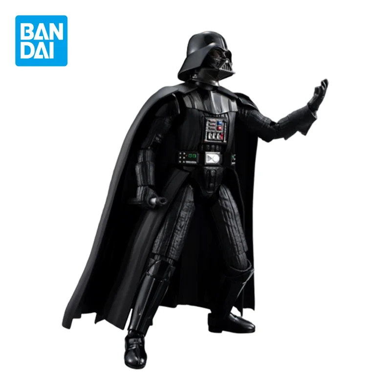 Bandai Original Star Wars Model Kit Anime Figure Darth Vader 1/12 Action Figures Ornamenti Da Collezione Giocattoli Regali Per Bambole Per Bambini