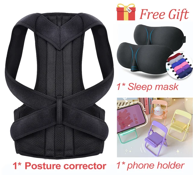 2022 Back Posture Corrector Shoulder Support Belt Upper and Lower Back Pain Relief Improve Spine Clavicle Brace Posture Vest Posture Corrector