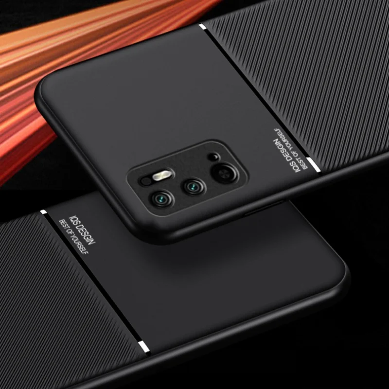 Sleek Leather Magnetic Shockproof Phone Case
