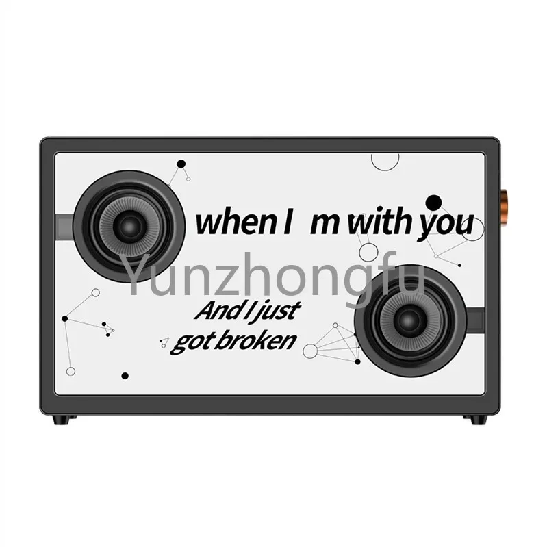 

Morrorart Floating Lyrics Audio Transparent Visual Subtitle Display Wireless HiFi Bluetooth Speaker Net Red