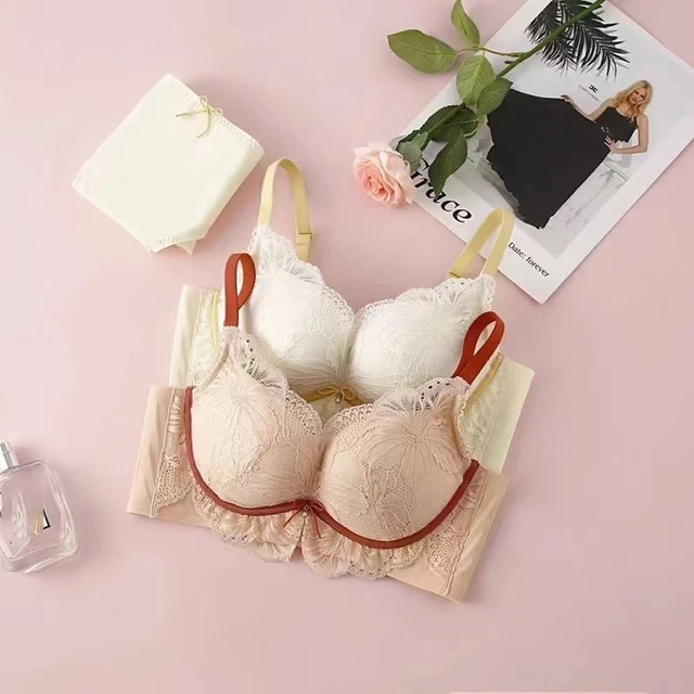 Cotton Soft Underwear Slightly Thick Small Breast Push up Wire Free  Adjustable Comfortable Bra - China Bra and Lingerie price