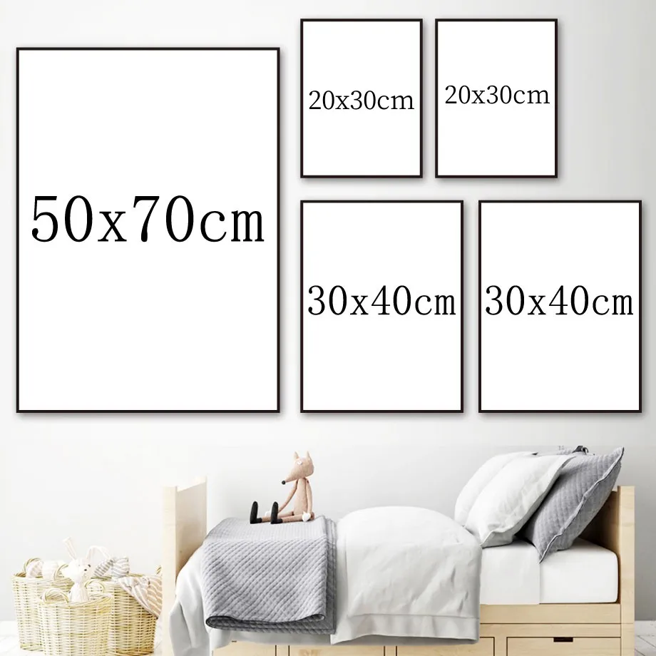 Islamic Arabic Calligraphy Canvas Painting Religious Verses Quran Poster Muslim Wall Art For Living Room Decoration Home Decor
