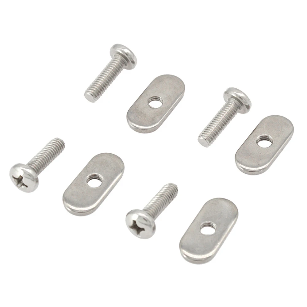 

Slider Nut Track Nut Sporting Goods Kayak Canoe Silver Accessories Stainless Steel Screw Track Slider Nut Brand New