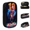 Football Messi Pencil Cases for Fan Soccer Lover Messied Pen Holder Bag Student Big Capacity Students School Gifts Pencil Pouch 1