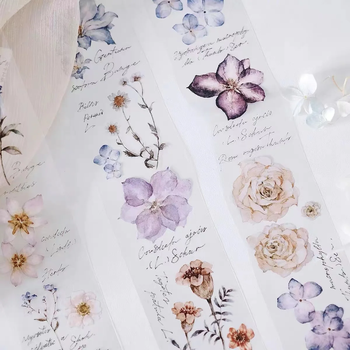 Vintage Stickers Scrapbooking Flower Scrapbooking Decorative Sticker