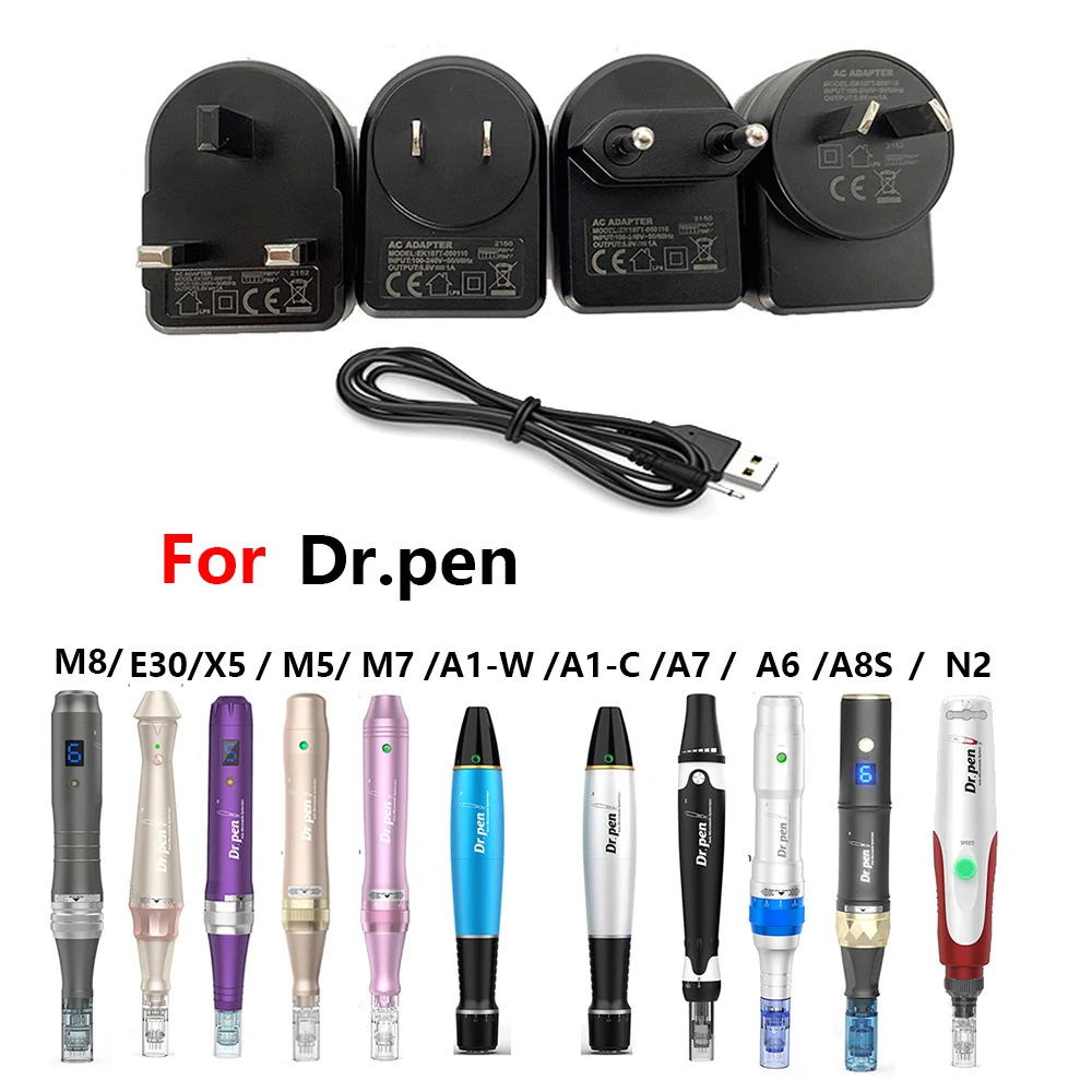 Genuine Dr. Pen Adapter / USB Charging Cable Dr. pen A1/A6/A7/M5/M7/M8/N2/X5/MyM/E30