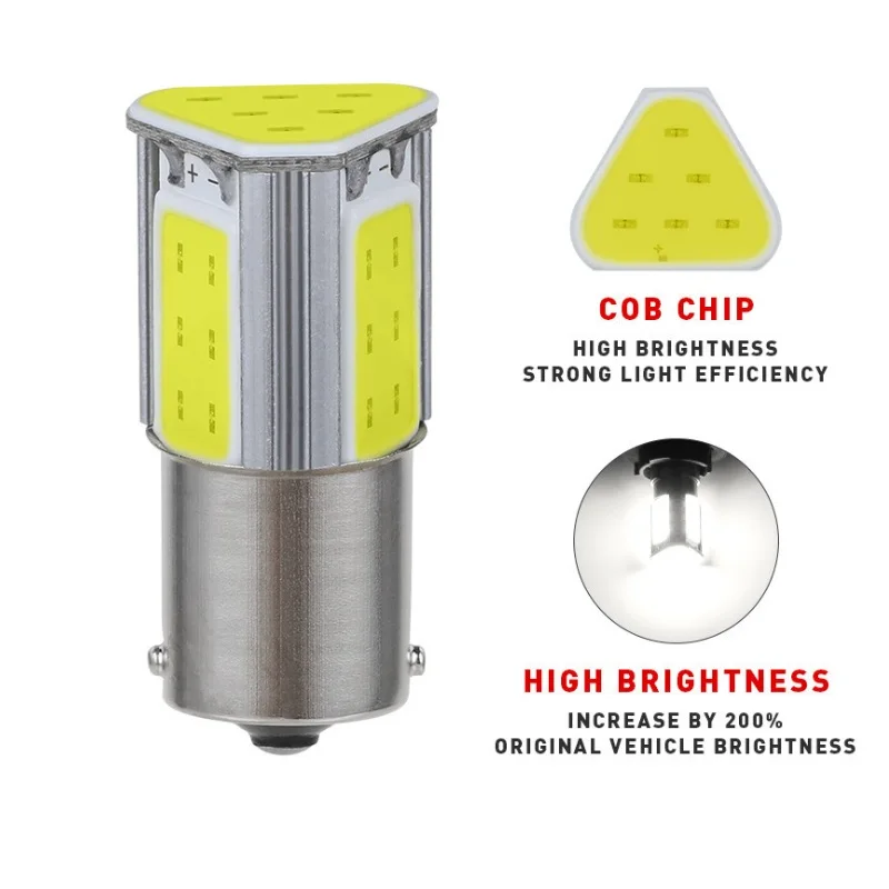 Ampoule LED 1156 BA15S T25 P21W - Pour Clignotant - 12V - Neuf