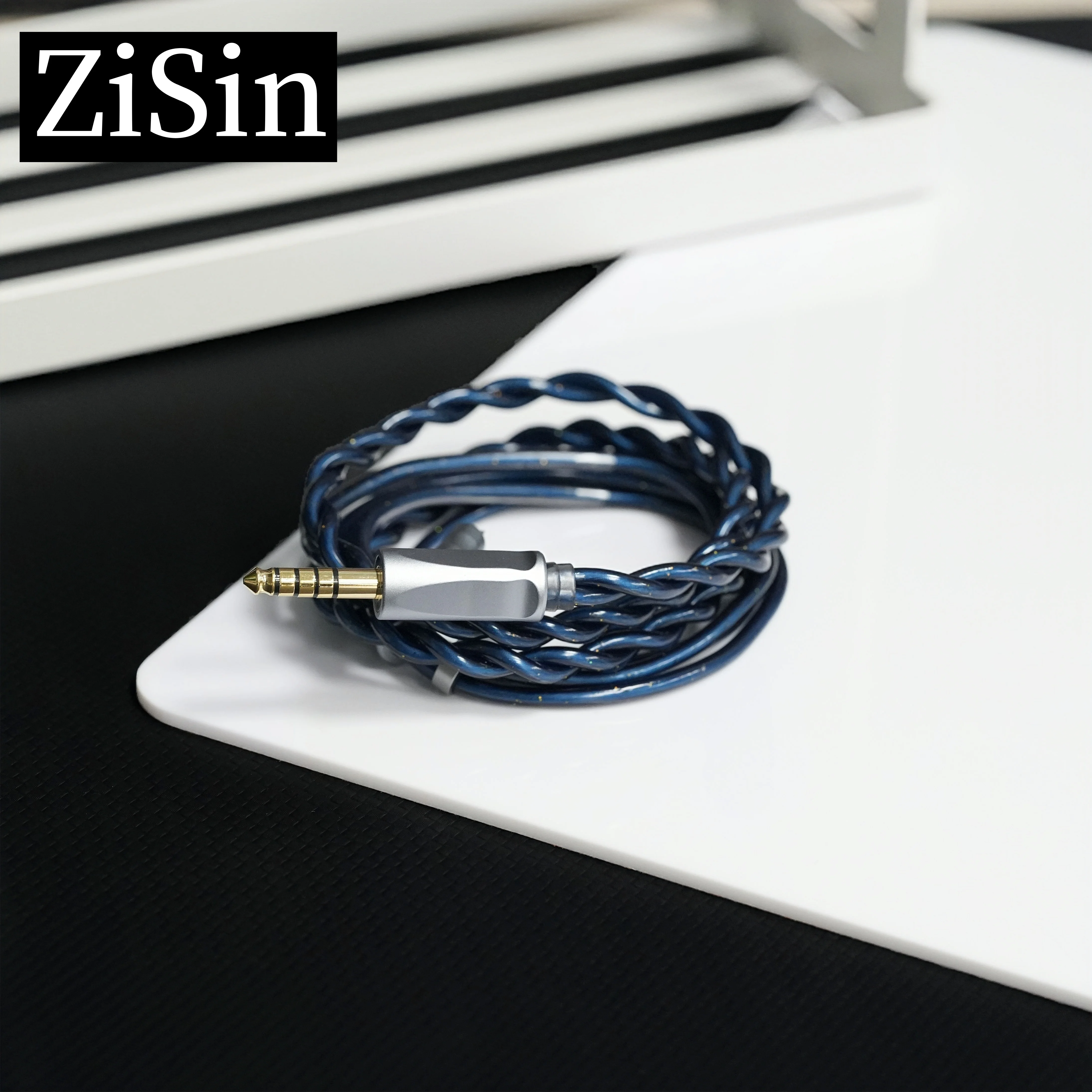 ZiSin-328 HIFI in ear headphone upgrade cable with 4.4mm