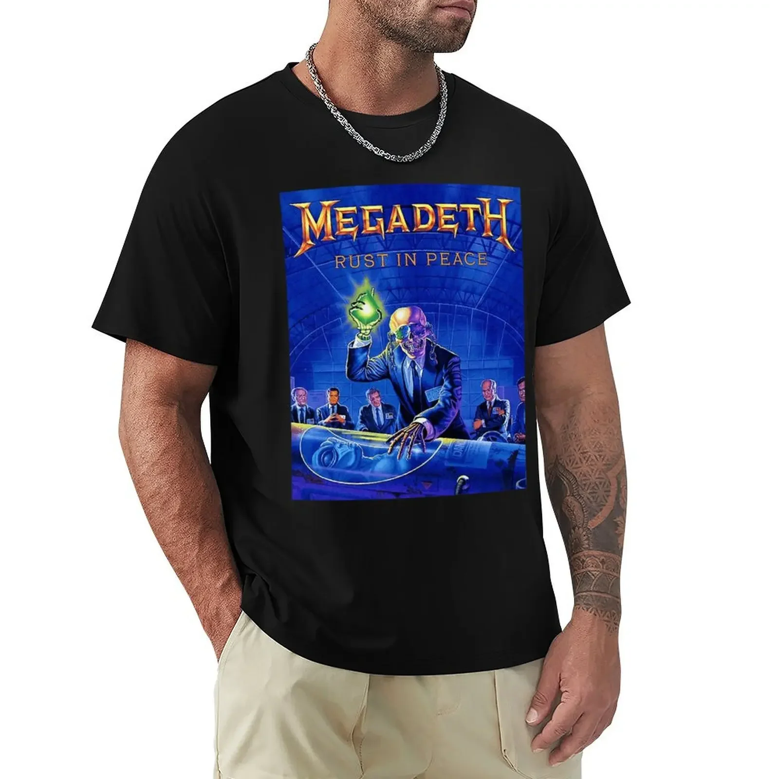

RUST IN PEACE T-shirt Blouse vintage cute tops mens champion t shirts