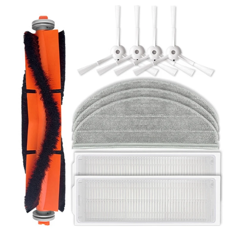 Spazzola Principale Filtro Schermo Mop Pad Spazzola Laterale Accessori Per Aspirapolvere Sostituzione Per Xiaomi Mi 2 Lite / Mi 2 Pro / Mjstp