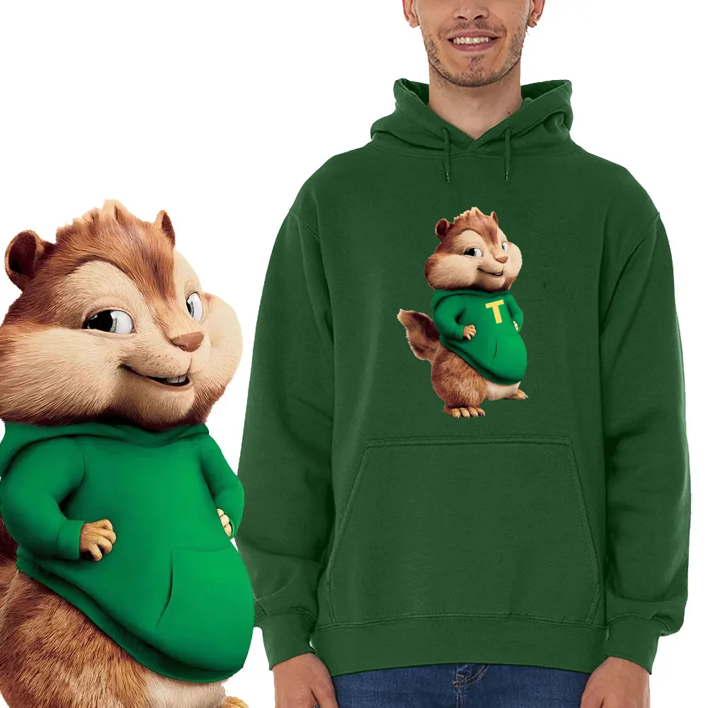 Alvin and The Chipmunks: The Squeakquel's Pullover Woman Manfashion Drop Shoulder Hoodie Is Available for Best Friend Sweatshirt 5