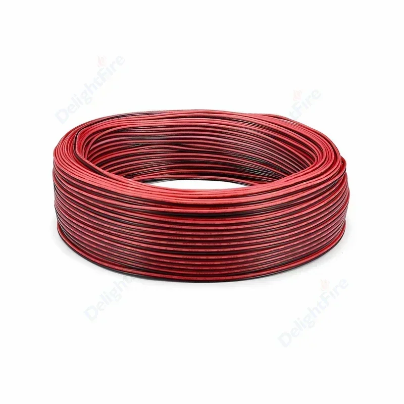 Premium Multigauge Transparent Copper Electrical Wire - 2 Pin Core, 5m to 20m Length, Suitable for LED and Power Applications