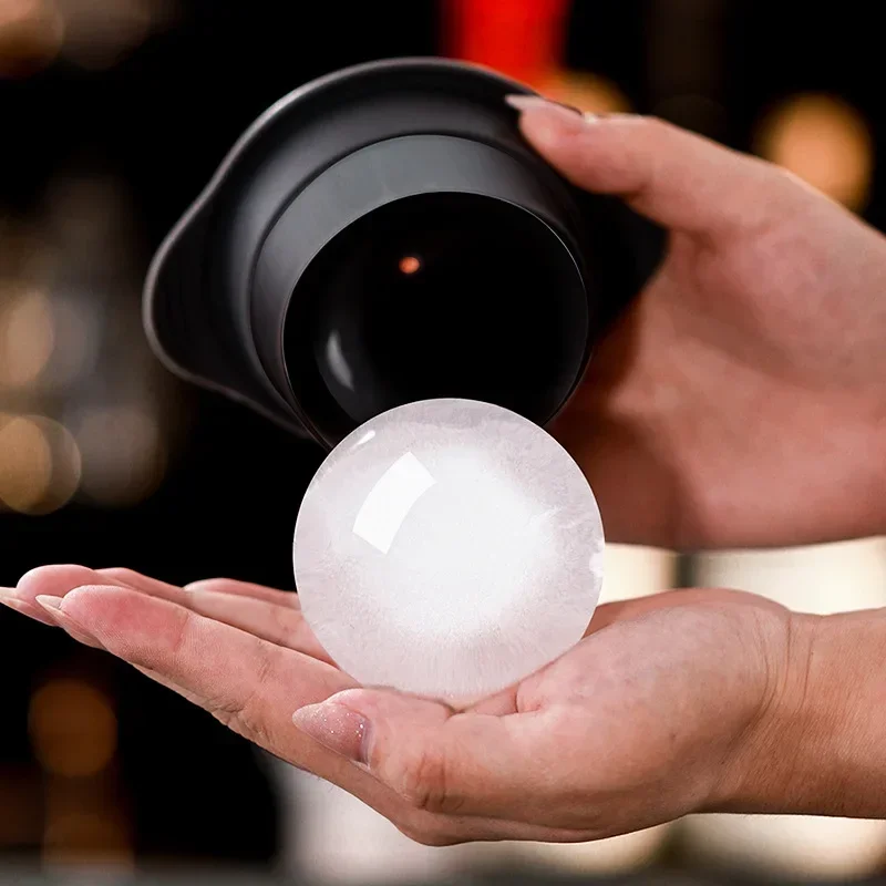 6cm Silicone Ball Ice Mold Sphere Ice Cube Mold Kitchen Stackable Slow Melting Ice Ball Round Jelly Mould For Cocktail Whiskey