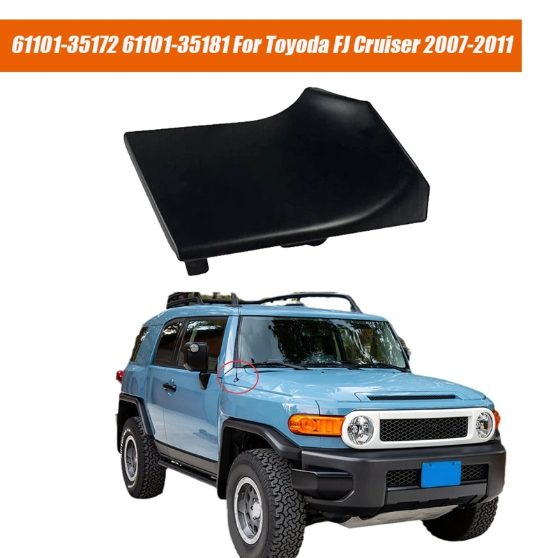 

Левое переднее боковое крыло, верхняя панель 6110235132/61102-35141 для Toyota FJ Cruiser 2007-2011, накладка на крыло капота автомобиля