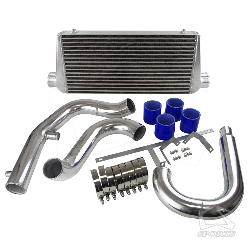 FMIC Intercooler + Pipe Kit For Mitsubishi Lancer EVO 7 8 9 CT9A 4G63
