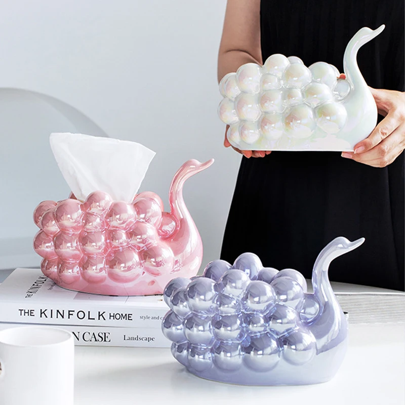 

Креативная бумажная коробка для полотенец с животными, украшения для дома, бумажный ящик, высококлассный чайный столик, настольное украшение, Креативные украшения