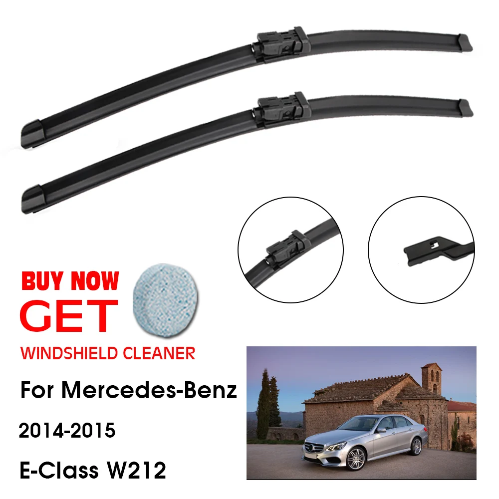 Car Wiper For Mercedes-Benz E-Class W212 24"+24" 2014-2015 Front Window Washer Windscreen Windshield Wipers Blades Accessories