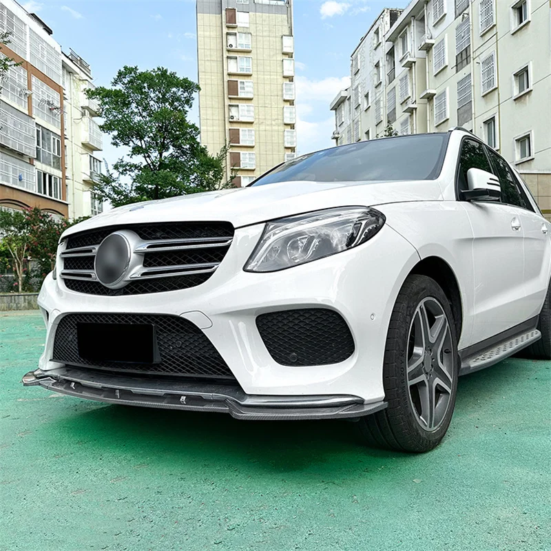 Spoiler Anteriore Per Mercedes GLE W166 C292 Coupe 2015-2018 - In Nero Lucido - Foto 11