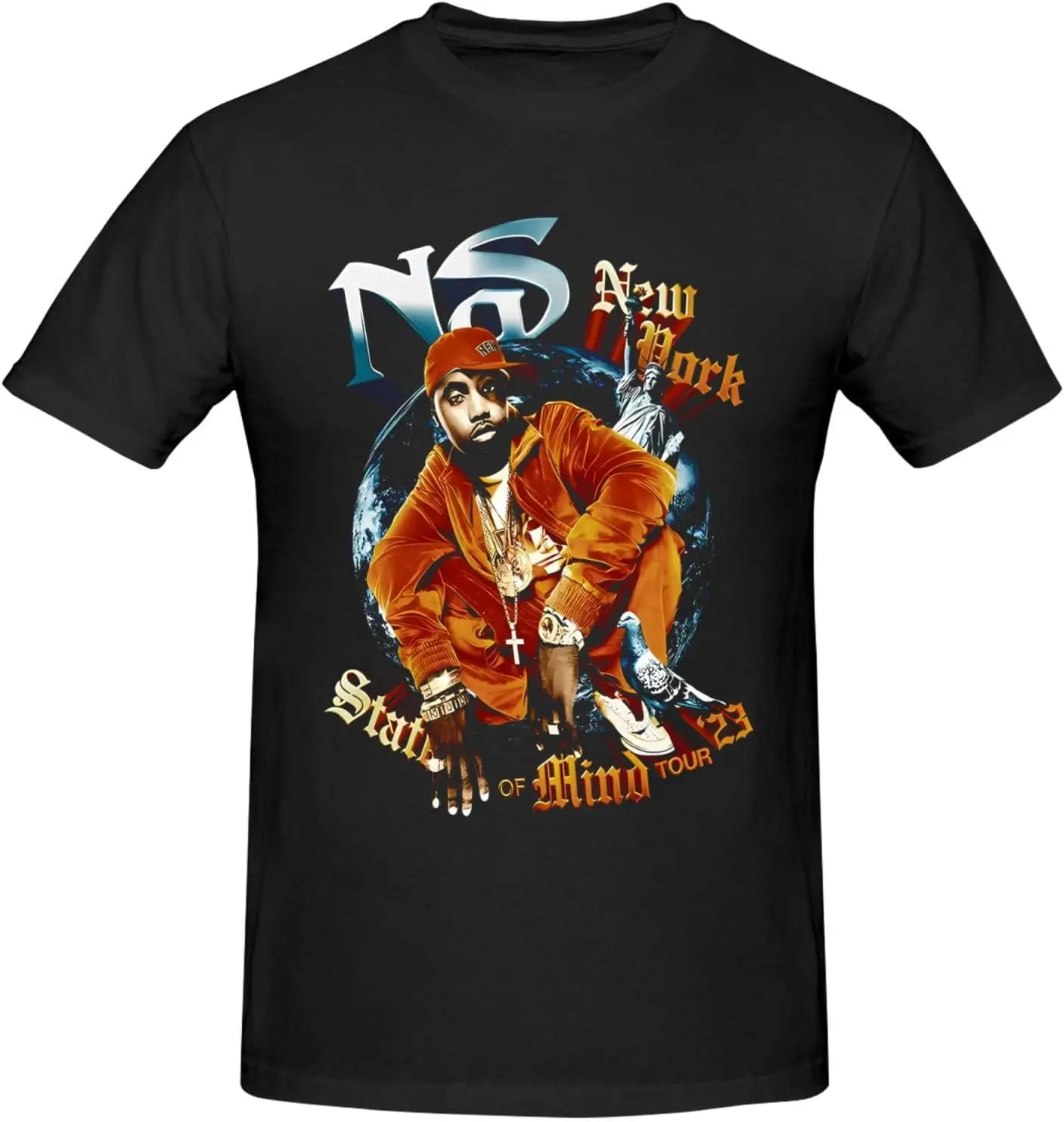 

Men's Stylish T-Shirt Short-Sleeve Adult Teens Cotton Shirts