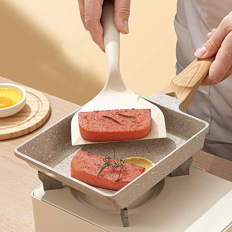 Wide Silicone Spatula Shovel Turner Nonstick Fried Shovel Fish Spatula Turner Cookware Kitchen Cooking Tools Accessories
