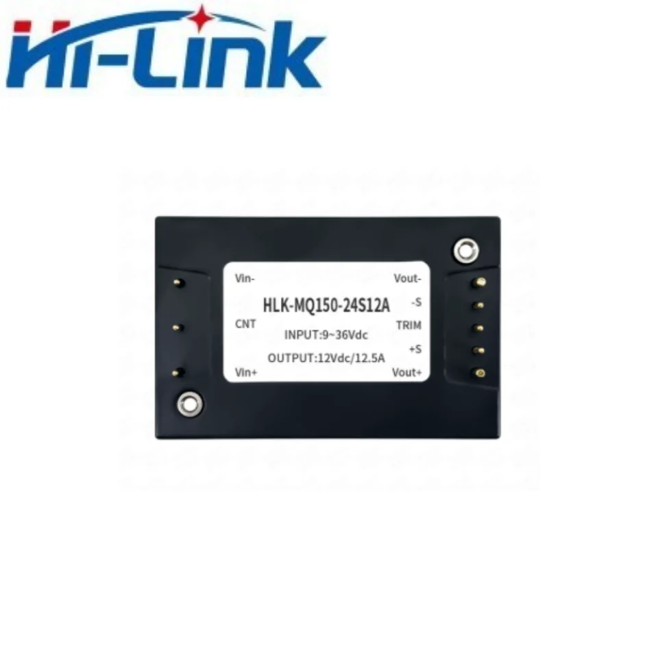 HLK-150MQ24S12A 150W DC DC 전원 모듈 입력 9-36VDC 1/4 브릭 모듈 4:1 산업 및 철도용 광범위 입력