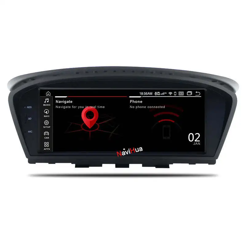 

Автомагнитола на Android с сенсорным экраном, GPS-навигацией, автомобильный стерео DVD-плеер для BMW 5 серии 3 E60(2005-2010)