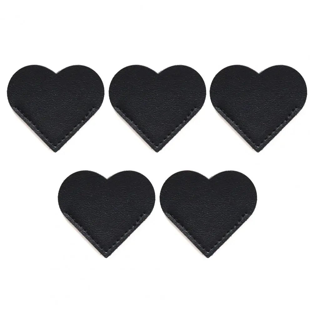 Bookmarks Stationery Supplies 5Pcs Handcrafted Faux Leather