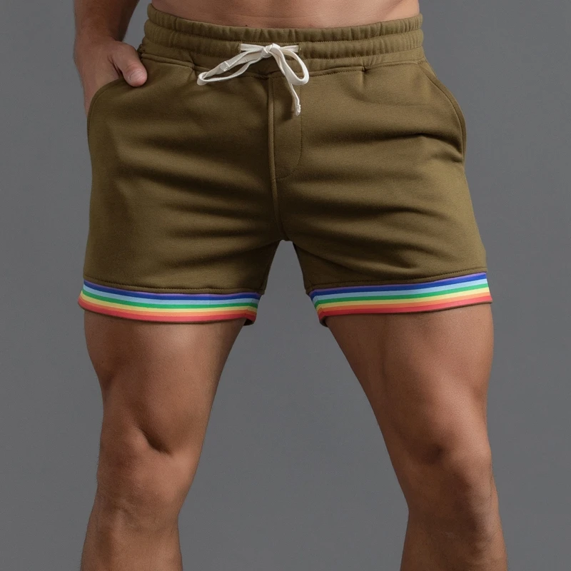Rainbow Man Home Shorts Fashion Colorful