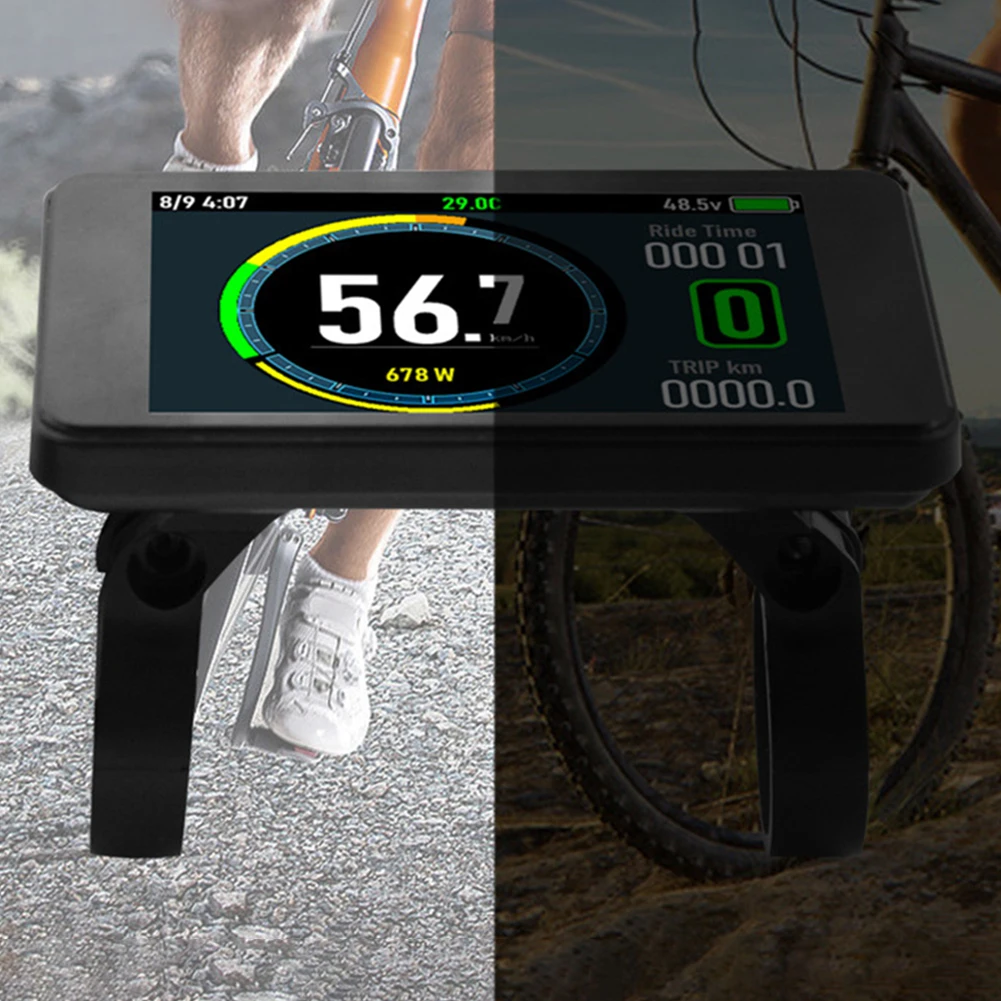Bleiben Sie informiert während der Fahrt mit für 24 v7for 2v E-Bike T8 buntes LCD-Display für 2 5s kds bafang v5 für 2 kt Protokoll – Detail 10