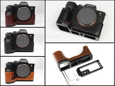 Impugnatura A Piastra L A Sgancio Rapido A7M Iv Custodia Per Fotocamera Mezzo Corpo Per Sony A7R Iv A7R4 A7R Mark Iv A9 Ii Staffa Di Base Corpo In Ver