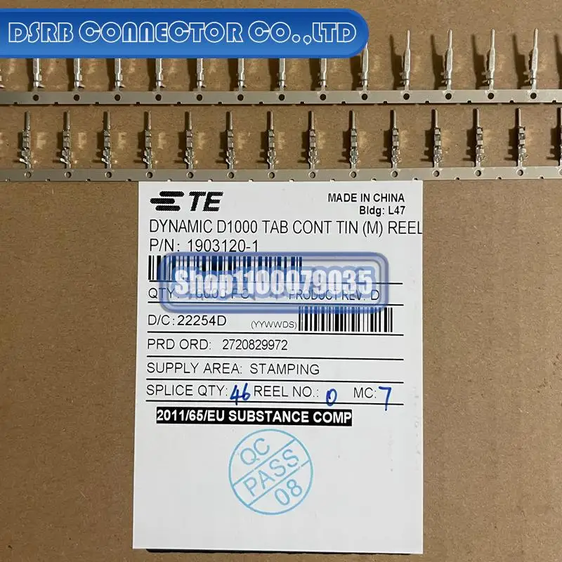 

6000pcs/lot new and original 1903120-1 for 28-22 AWG