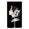 Japanese Style Geisha Door Curtain Ladies Kitchen Bedroom Bathroom Izakaya Wind and Moon Place Partition Half Curtain Decoration 4