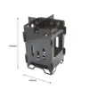 Portable Camping Wood Stove Folding Titanium Fire Pit Sturdy Alcohol for Cooking Pot 6