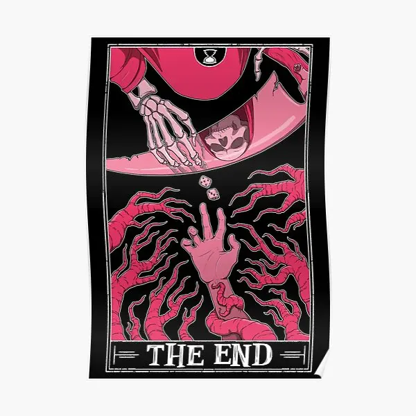 

The End Tarotesque Темный постер современный настенный Декор домашний винтажный Декор комната искусство смешная роспись картина без рамки