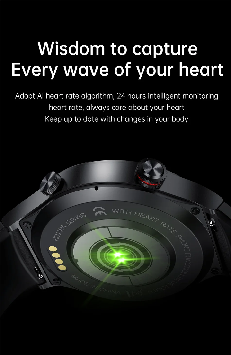 2023 New QW33 Bluetooth Call Smart Watch Men Waterproof Sports Fitness Tracker Smartwatch Large HD screen for huawei Xiaomi_voghion.com