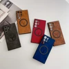 Luxury Magsafe Deer PU Leather Case for Samsung Galaxy S25 S24 Ultra Note20 S23 S22 S21 FE S25Ultra Plus Wireless Charging Cover 6