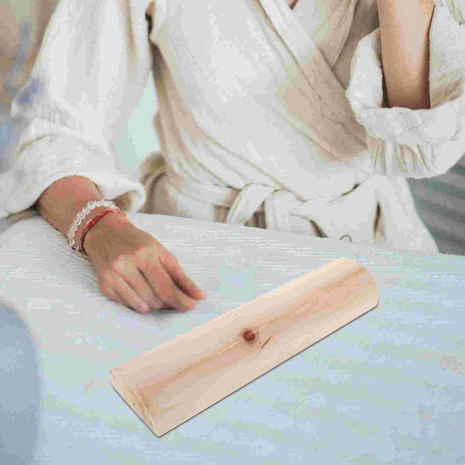Sauna Pillow Neck Convenient Lumbar Room Health Care Head Wooden Smooth Cervical 2