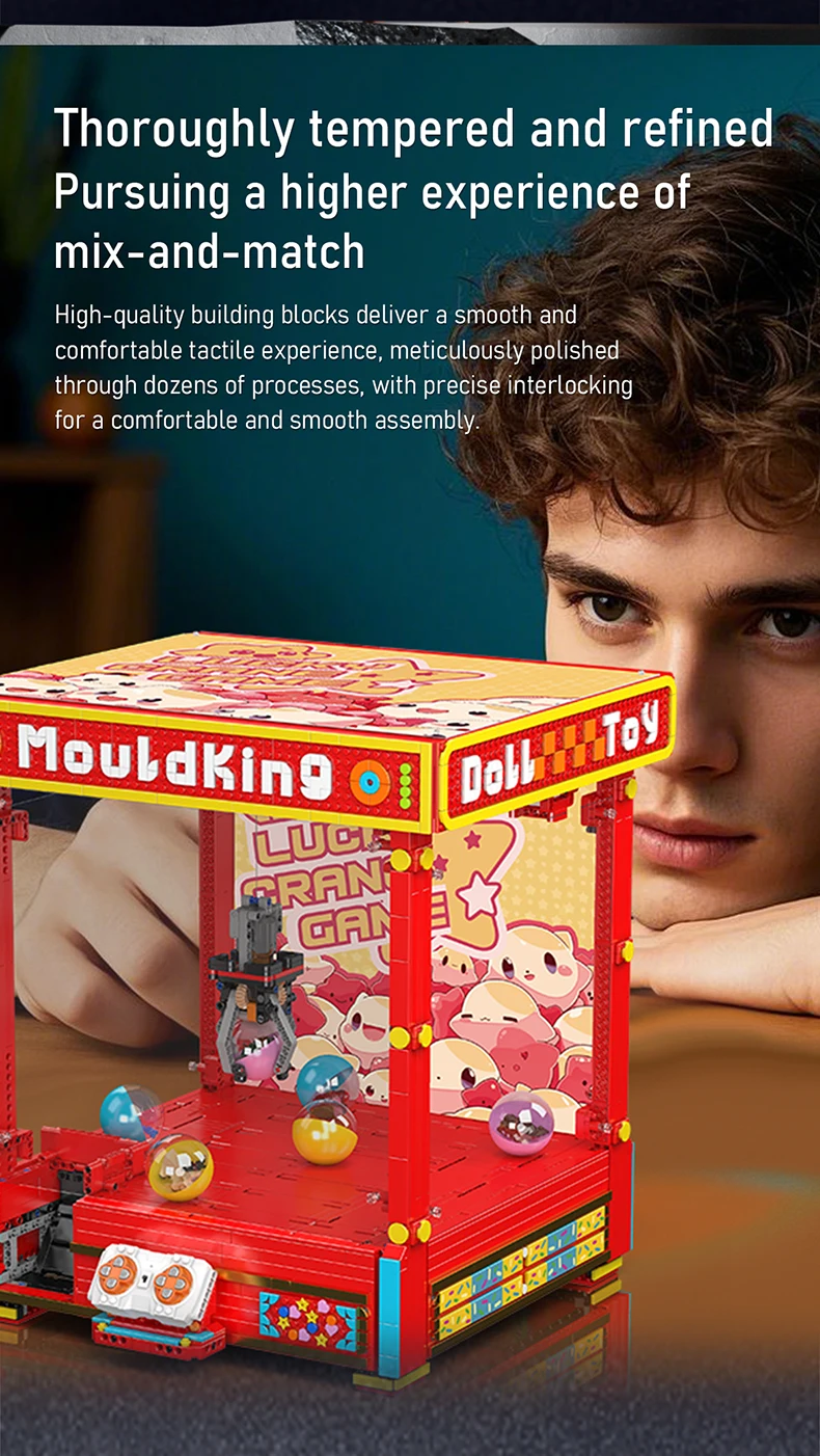 Máquina pinza en ladrillos Control remoto